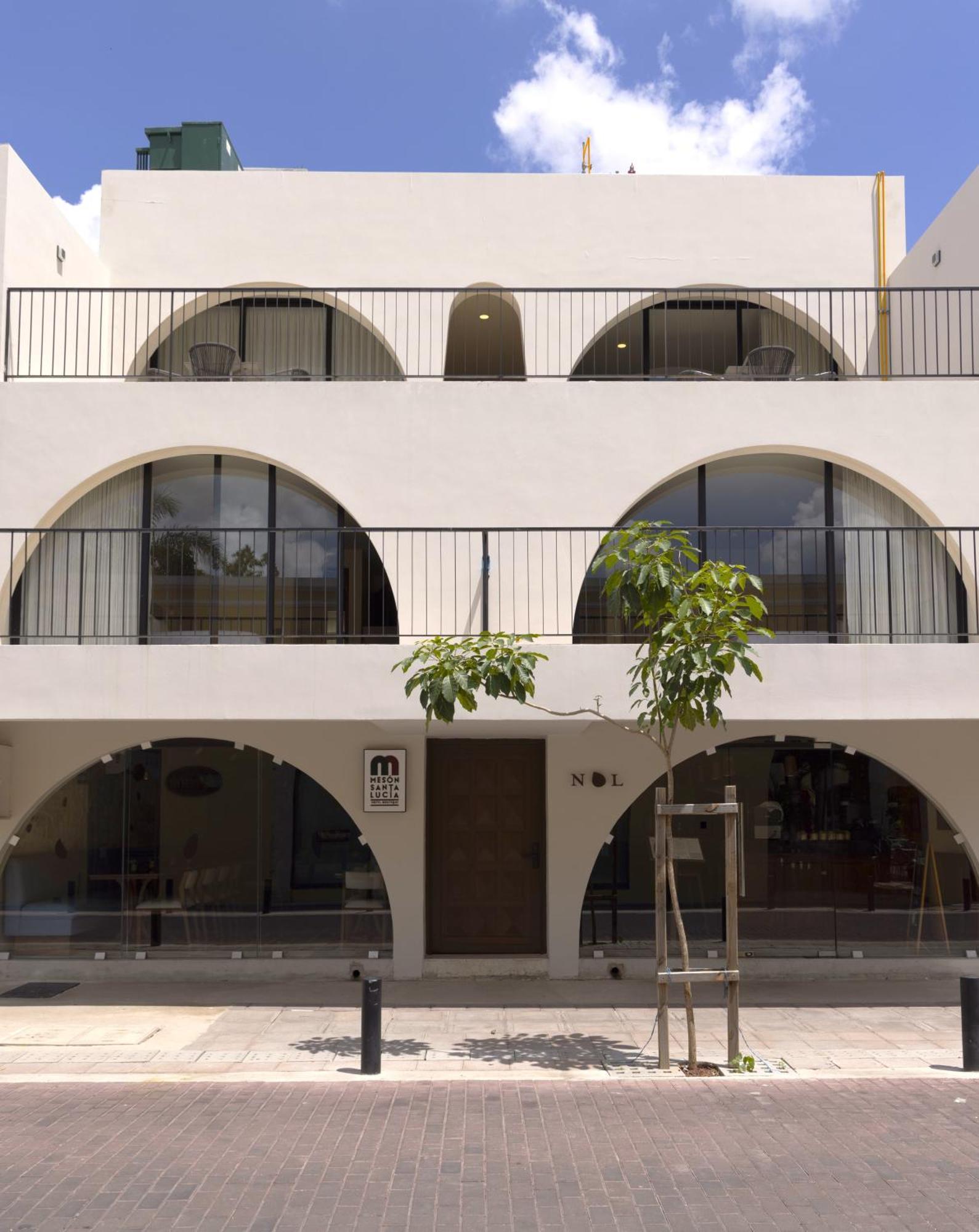 Hotel Meson Santa Lucia Mérida Exterior foto